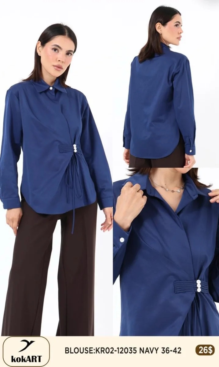 Блузка Esta Line (Navy, модель 12035) оптом