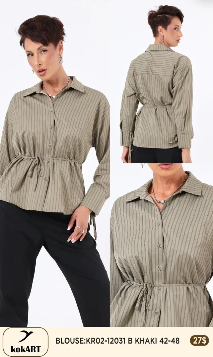 Блузка Esta Line (Olive, модель 12031) оптом