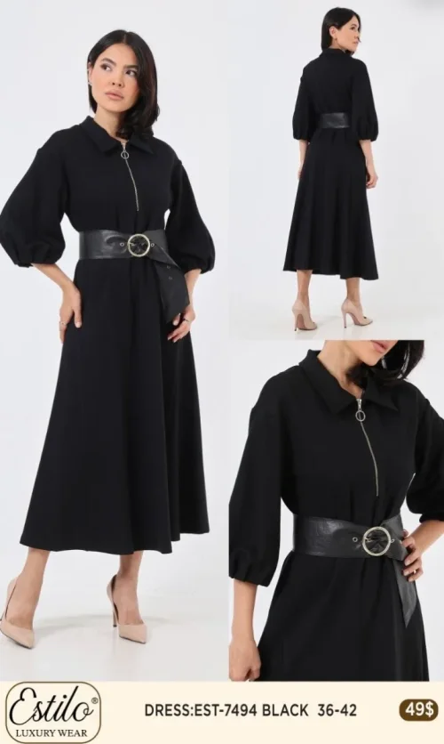 Платье Esta Line (Black, модель 7494) оптом