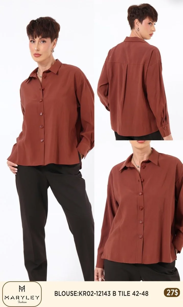 Блузка Esta Line (Terracotta, модель 12143) оптом