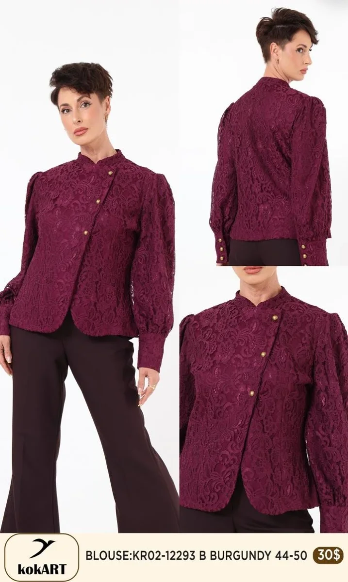 Блузка Esta Line (Burgundy, модель 12293) оптом