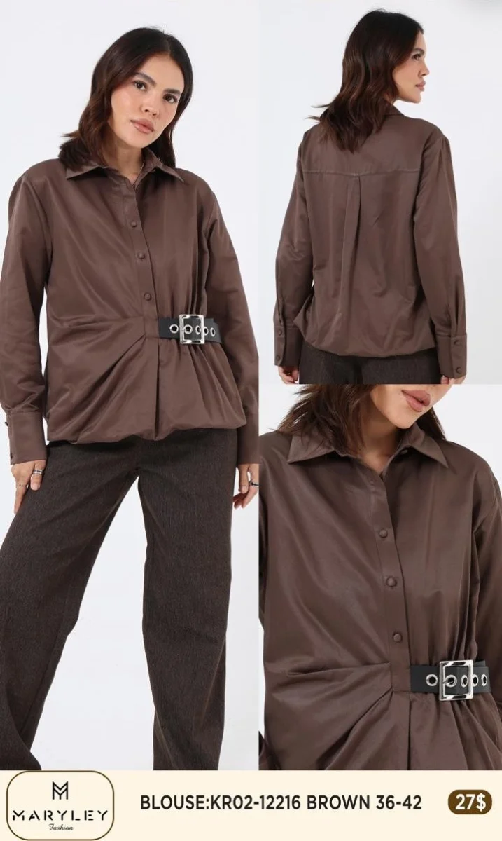 Блузка Esta Line (Brown, модель 12216) оптом