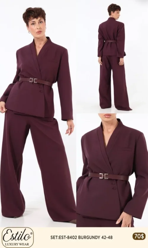 Костюмы и комплекты Esta Line (Burgundy, модель EST8402) оптом