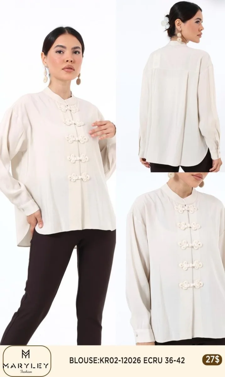 Блузка Esta Line (Cream, модель 12026) оптом