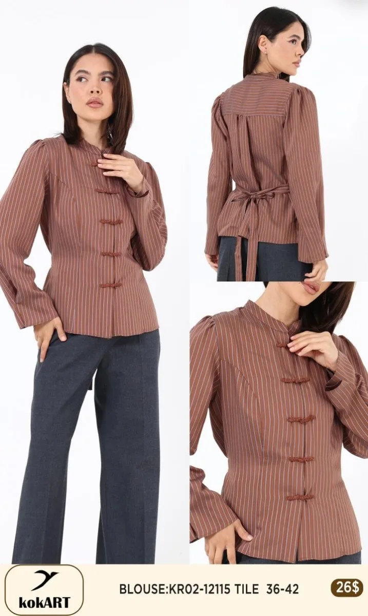 Блузка Esta Line (Terracotta, модель 12115) оптом