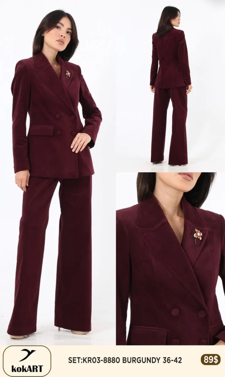 Костюмы и комплекты Esta Line (Burgundy, модель 8880) оптом