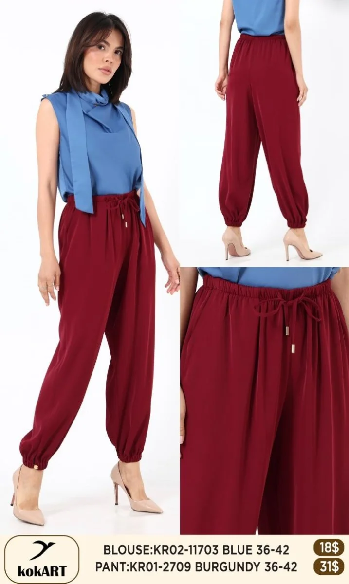Брюки Esta Line (Burgundy, модель 2709) оптом