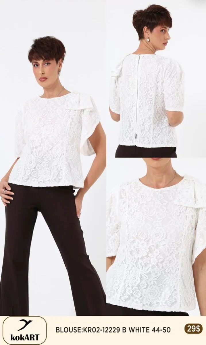 Блузка Esta Line (White, модель 12229) оптом