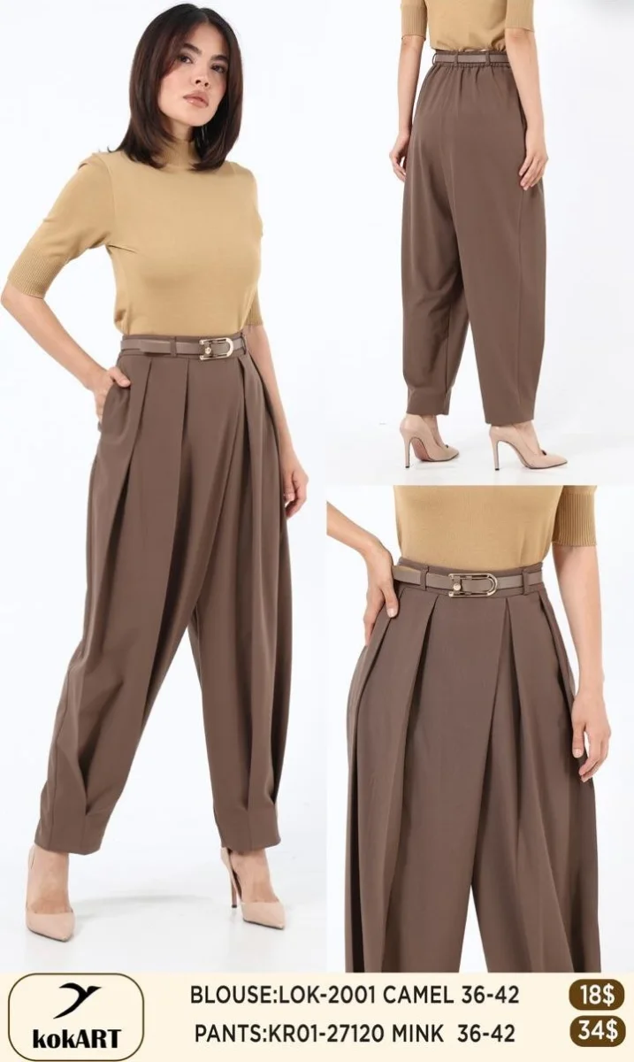 Брюки Esta Line (Beige, модель 27120) оптом