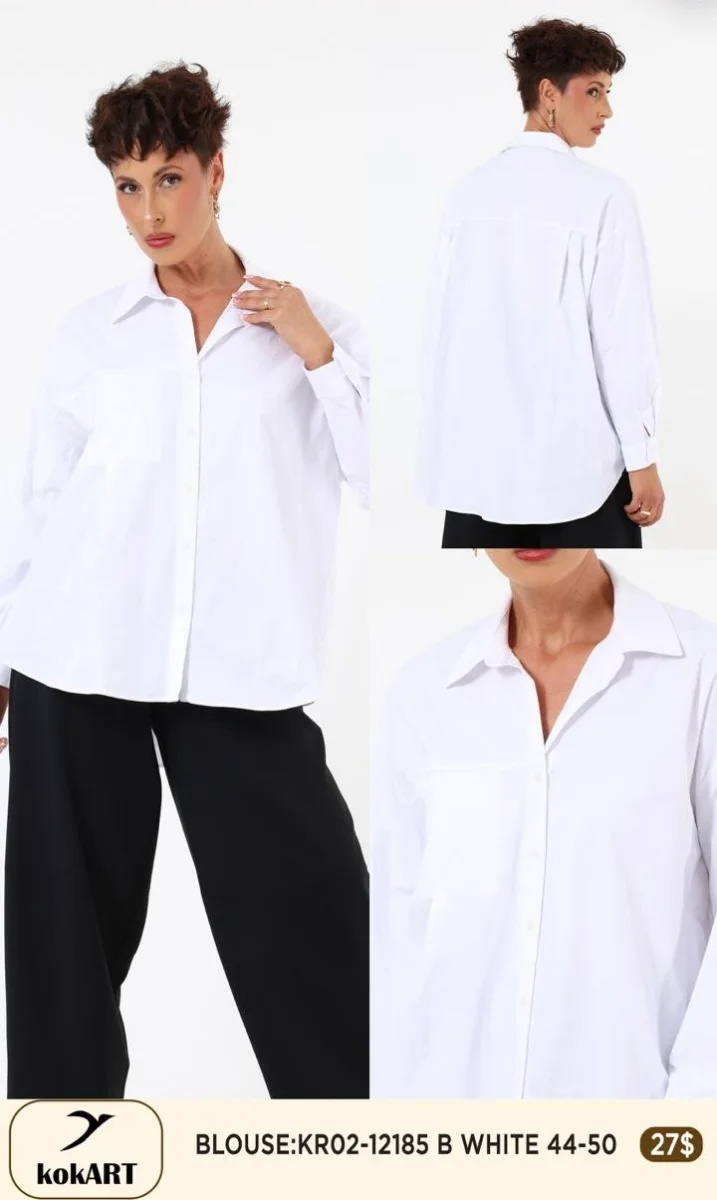 Блузка Esta Line (White, модель 12185) оптом