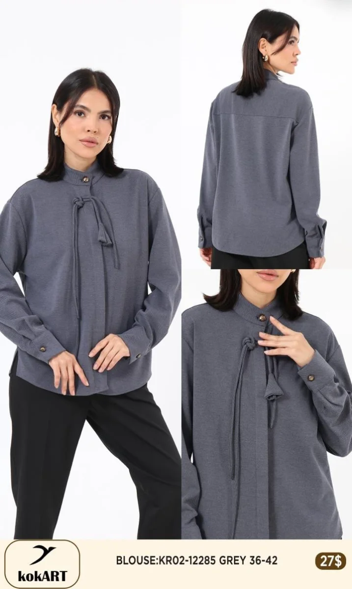 Блузка Esta Line (Gray, модель 12285) оптом