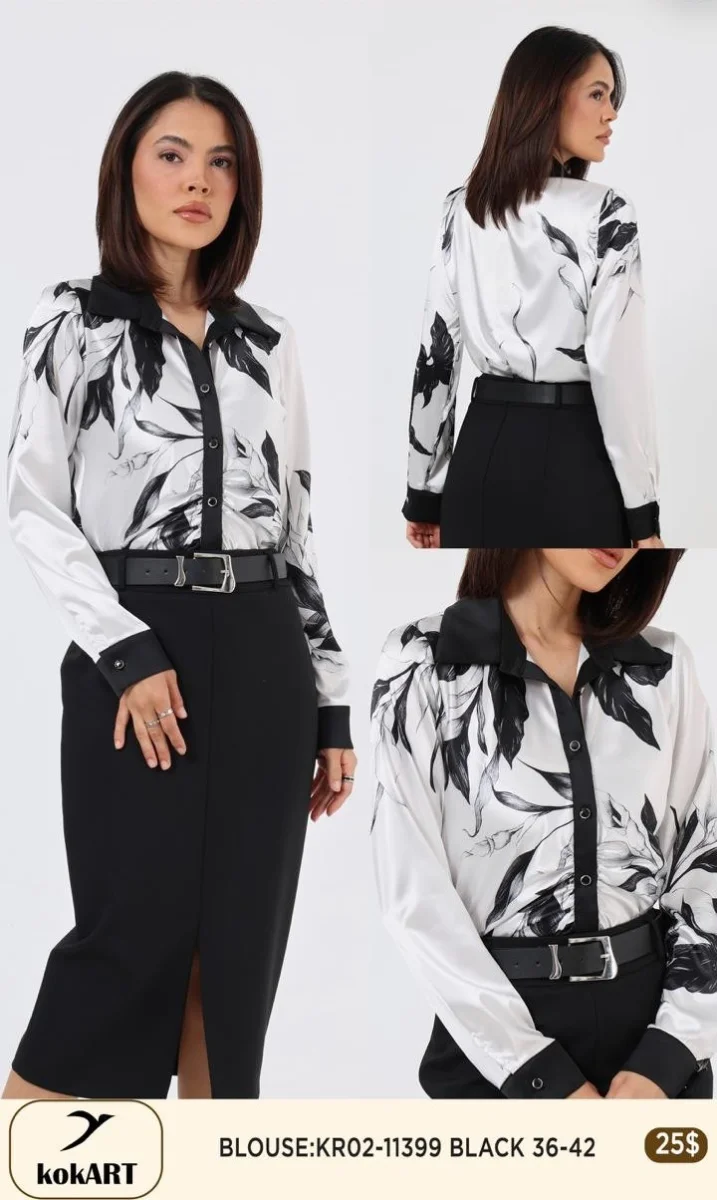 Блузка Esta Line (Black, модель 11399) оптом