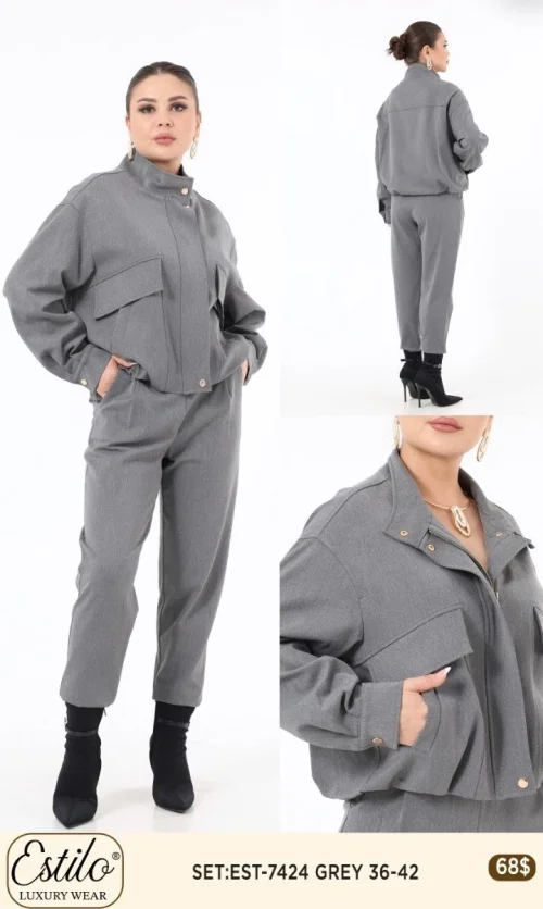 Костюмы и комплекты Esta Line (Gray, модель EST-7424) оптом