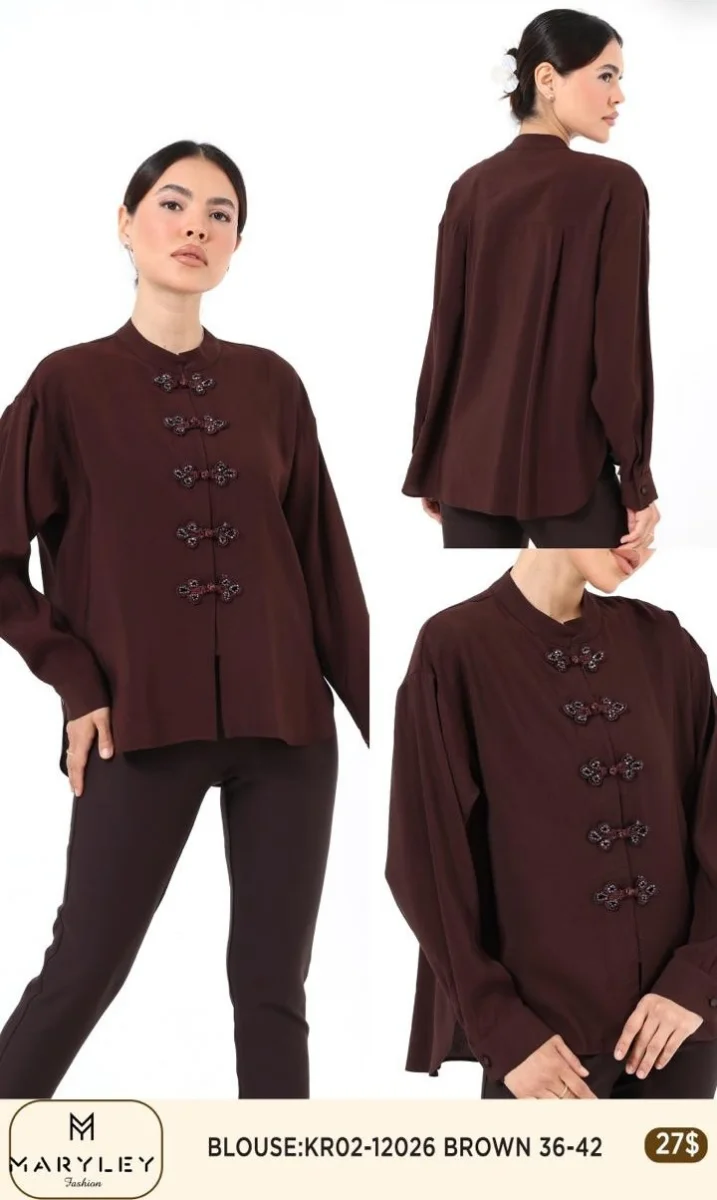 Блузка Esta Line (Brown, модель 12026) оптом