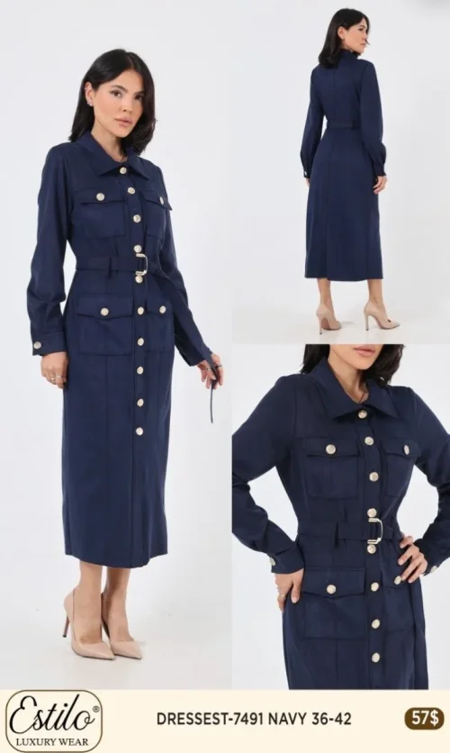 Платье Esta Line (Navy, модель 7491) оптом