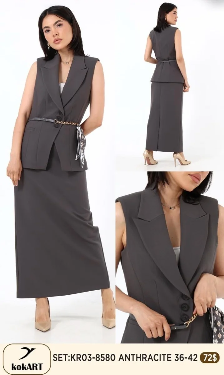 Костюмы и комплекты Esta Line (Dark gray, модель 8580) оптом