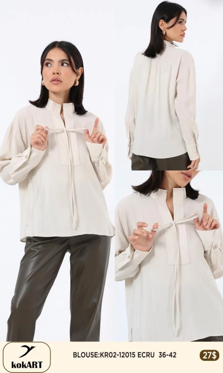 Блузка Esta Line (Cream, модель 12015) оптом