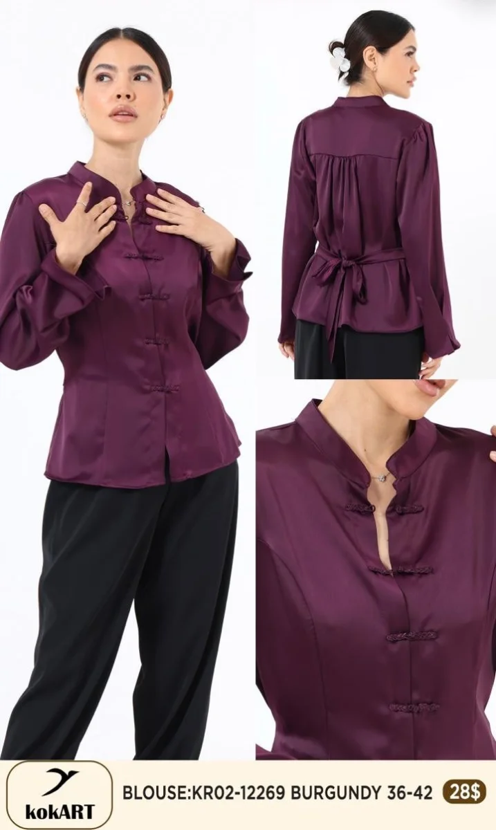 Блузка Esta Line (Burgundy, модель 12269) оптом