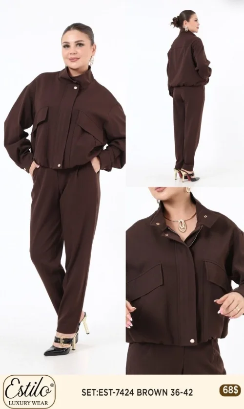Костюмы и комплекты Esta Line (Brown, модель EST-7424) оптом