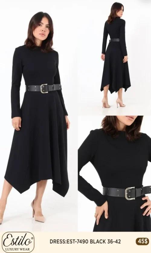 Платье Esta Line (Black, модель 7490) оптом