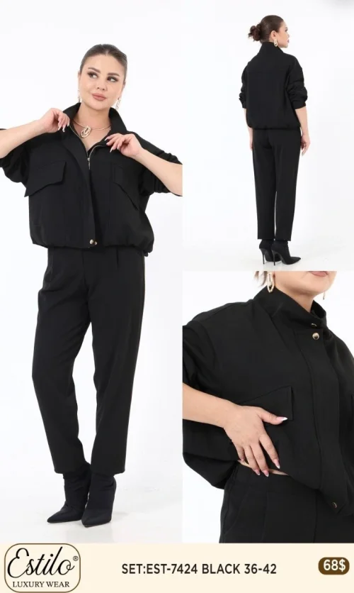 Костюмы и комплекты Esta Line (Black, модель EST-7424) оптом