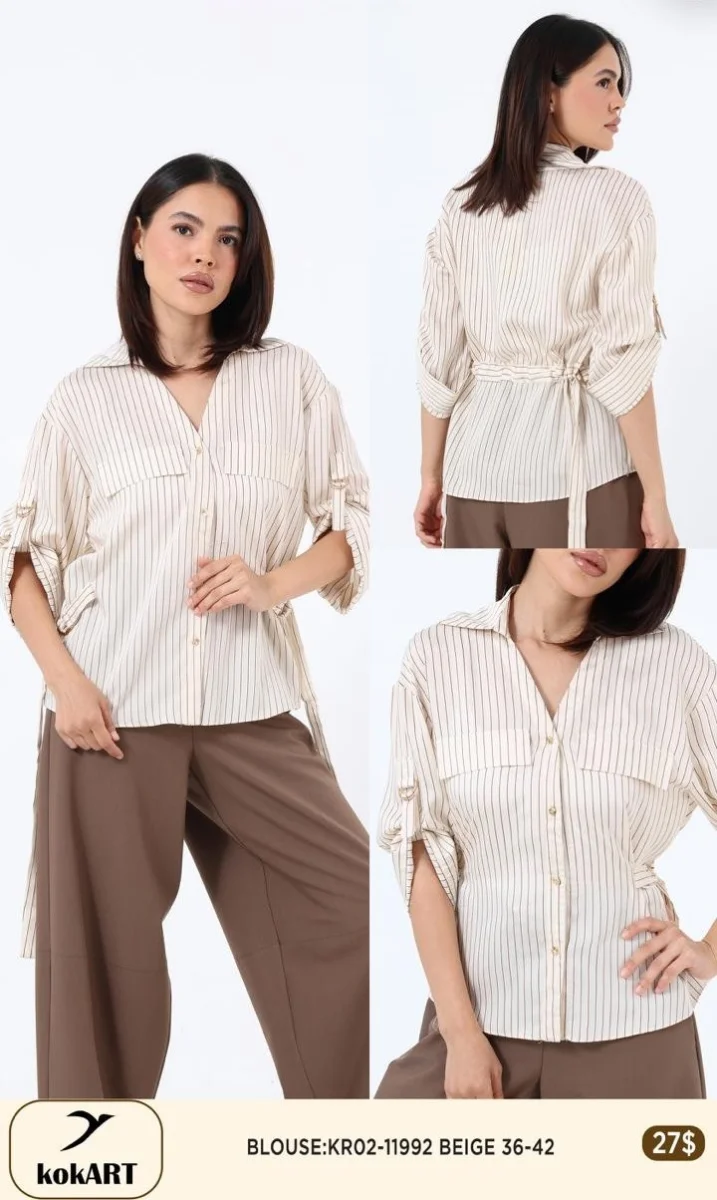Блузка Esta Line (Beige, модель 11992) оптом