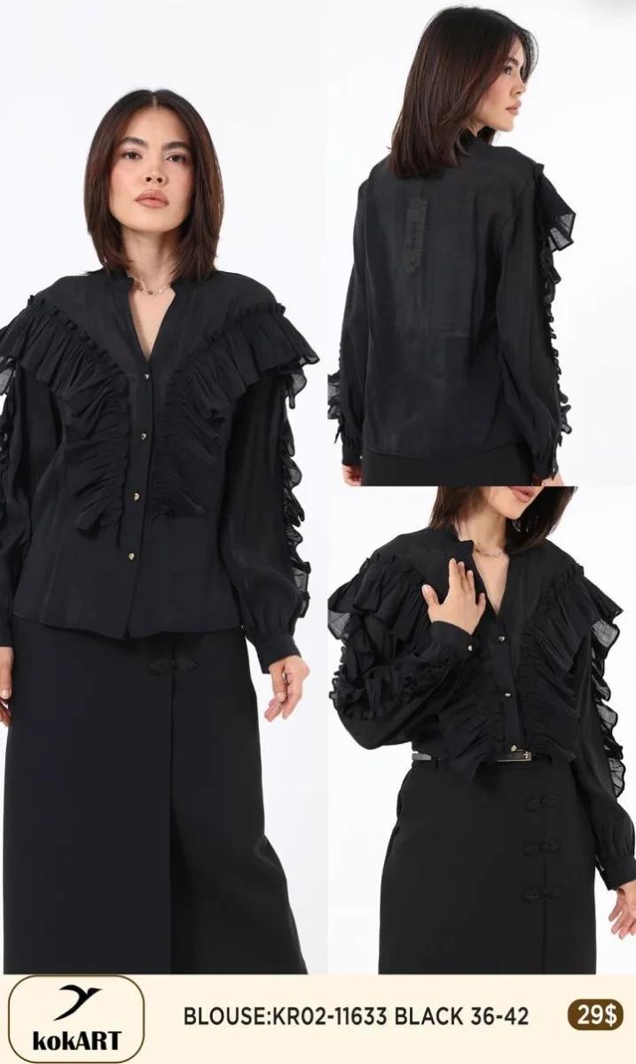 Блузка Esta Line (Black, модель 11633) оптом