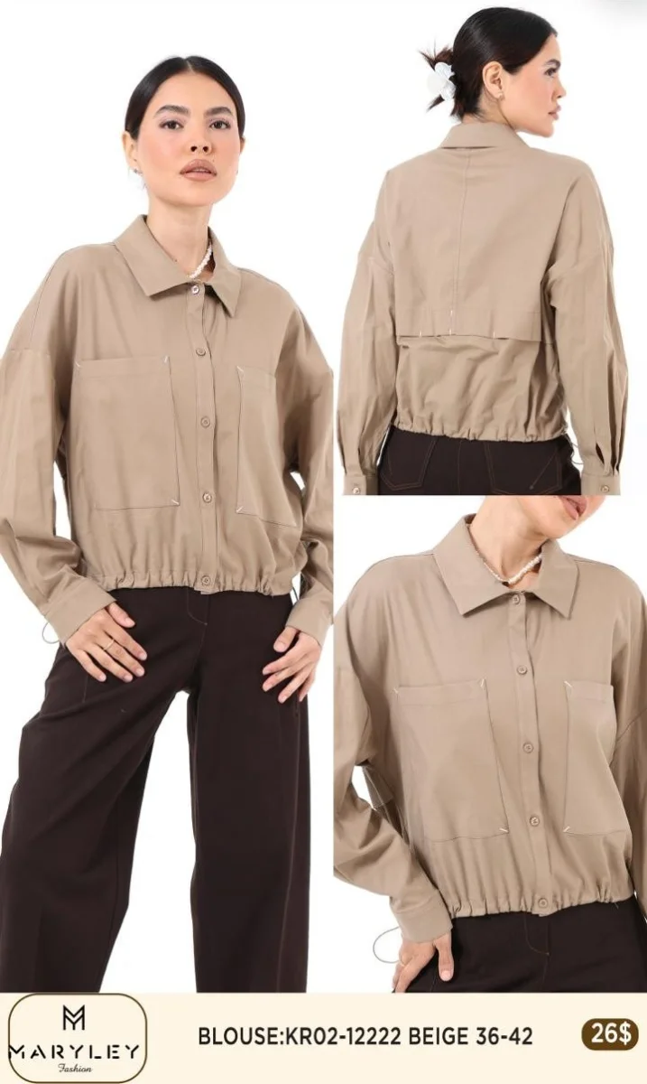 Блузка Esta Line (Beige, модель 12222) оптом