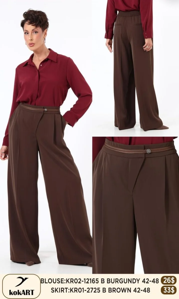 Блузка Esta Line (Burgundy, модель 12165) оптом