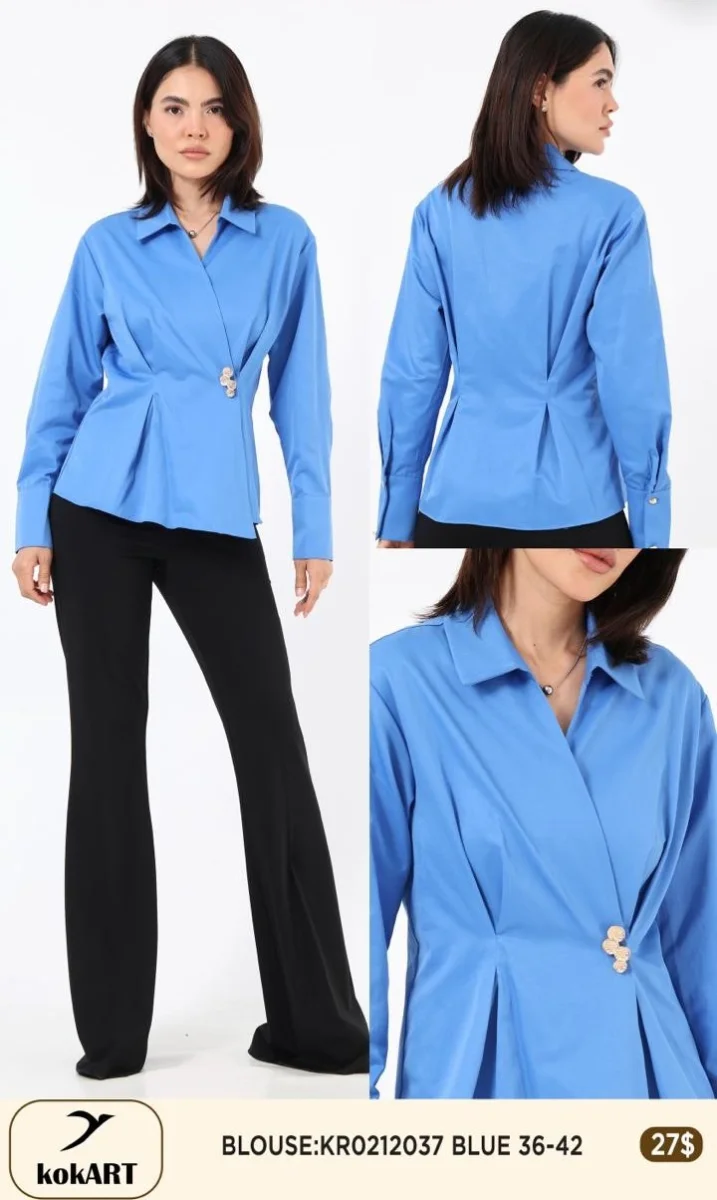 Блузка Esta Line (Blue, модель KR0212037) оптом
