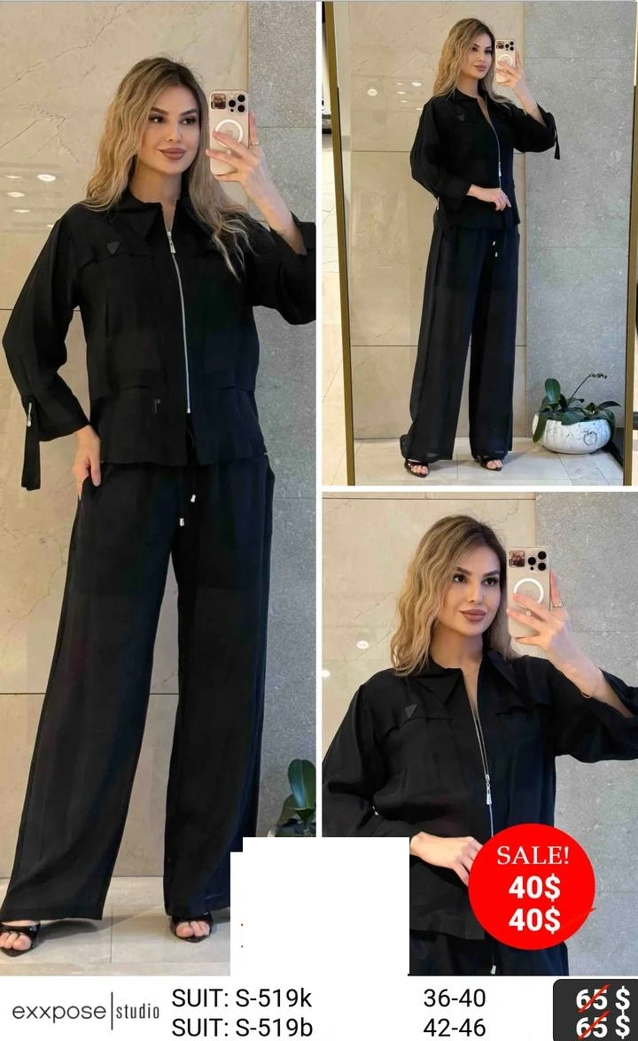 Костюм EXXPOSE LINE (Чёрный, модель S-519K) оптом