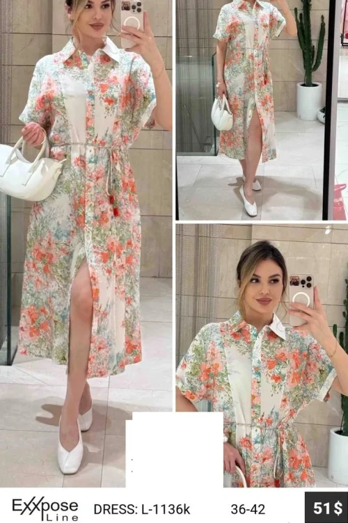 Платье EXXPOSE LINE (модель L-1136K) оптом