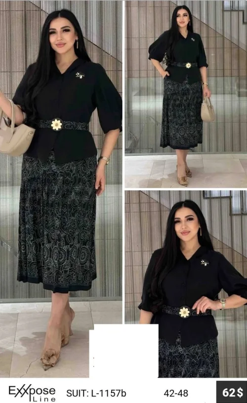 Костюм EXXPOSE LINE (Чёрный, модель L-1157B) оптом