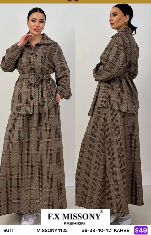 Костюмы и комплекты F.x Mi̇ssony (Brown, модель MISSONY4122) оптом