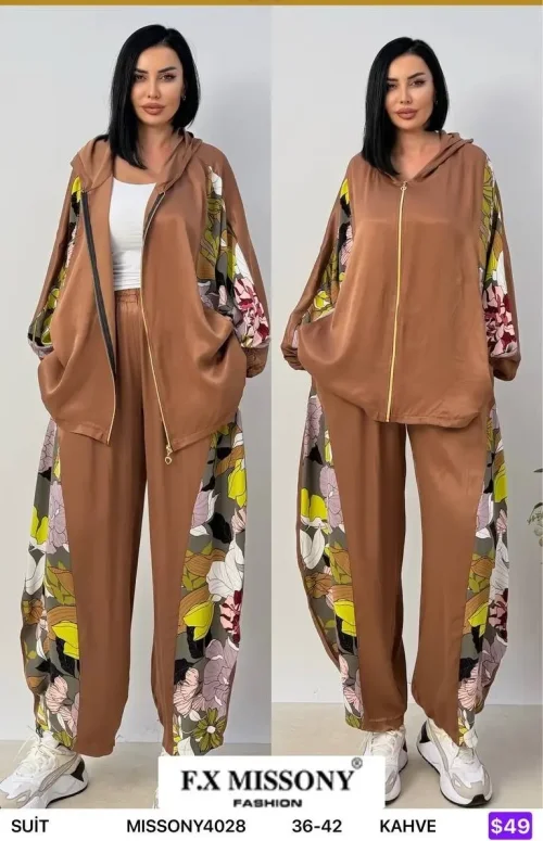 Костюмы и комплекты F.x Mi̇ssony (Brown, модель MISSONY4028) оптом