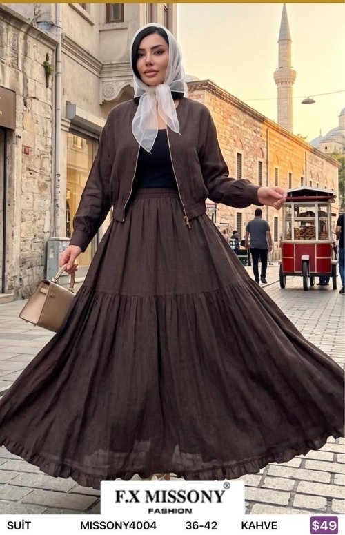 Костюмы и комплекты F.x Mi̇ssony (Brown, модель MISSONY4004) оптом