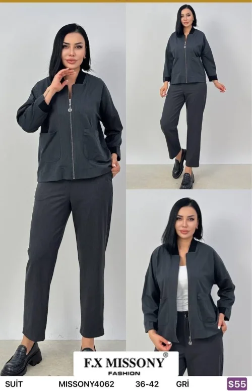 Костюмы и комплекты F.x Mi̇ssony (Gray, модель MISSONY4062) оптом