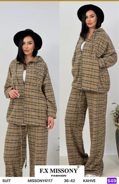 Костюмы и комплекты F.x Mi̇ssony (Brown, модель MISSONY4117) оптом