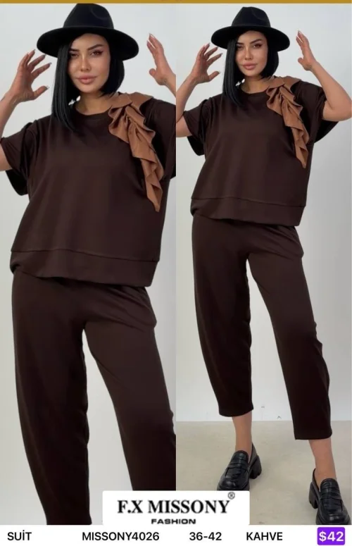 Костюмы и комплекты F.x Mi̇ssony (Brown, модель MISSONY4026) оптом
