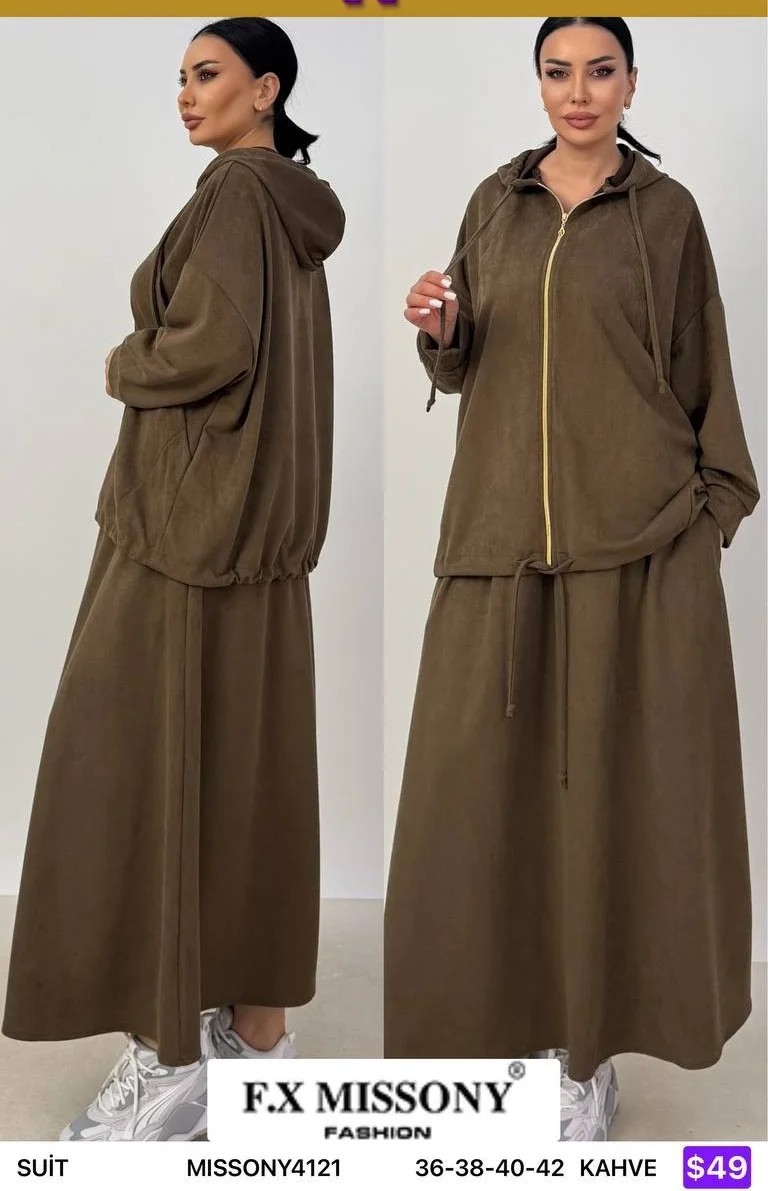 Костюмы и комплекты F.x Mi̇ssony (Brown, модель MISSONY4121) оптом