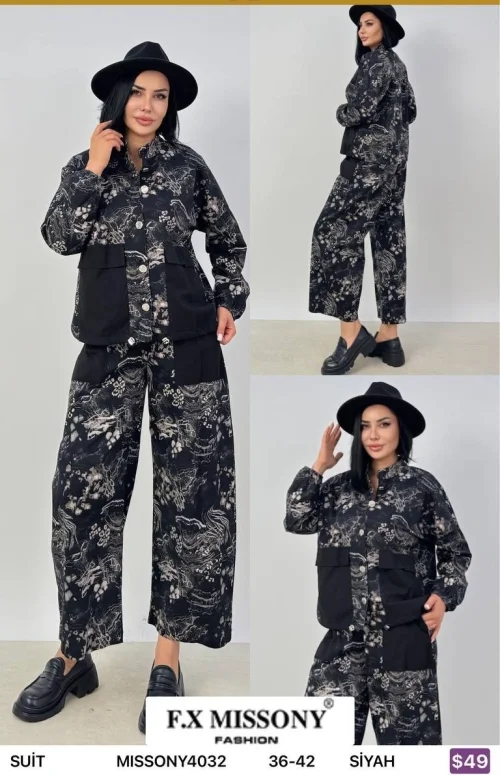 Костюмы и комплекты F.x Mi̇ssony (Black, модель MISSONY4032) оптом