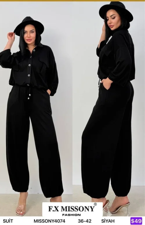 Костюмы и комплекты F.x Mi̇ssony (Black, модель MISSONY4074) оптом