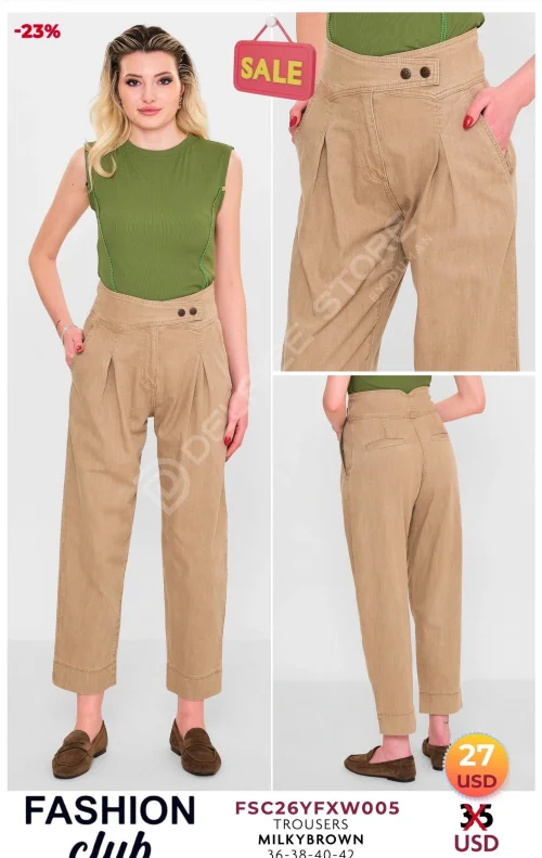 Брюки FASHION CLUB (модель FSC26YFXW005) оптом
