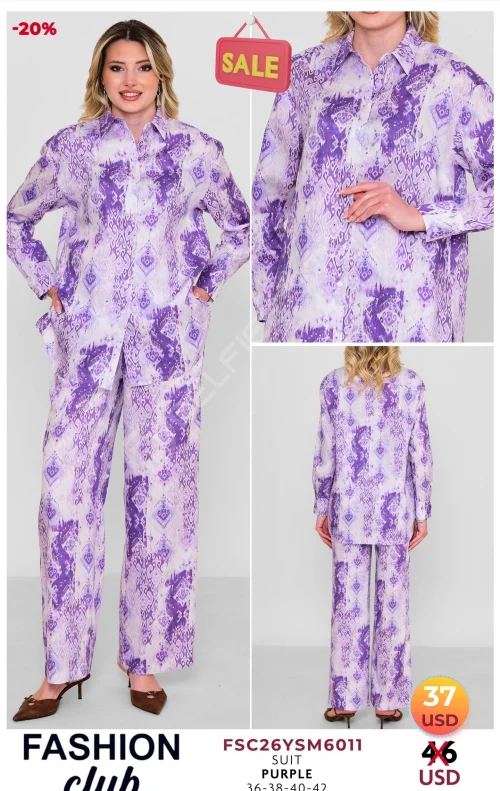 Костюмы и комплекты FASHION CLUB (Фиолетовый, модель FSC26YSM6011) оптом