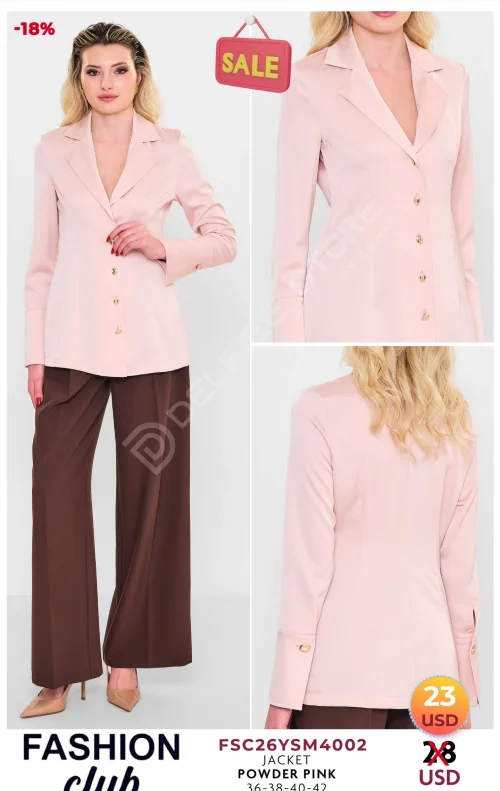 Жакет FASHION CLUB (Розовый, модель FSC26YSM4002) оптом