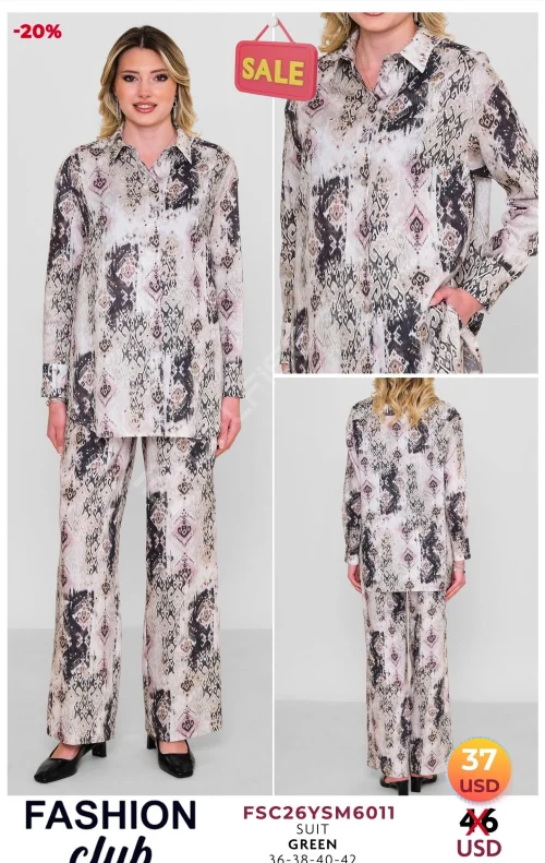 Костюмы и комплекты FASHION CLUB (Зеленый, модель FSC26YSM6011) оптом