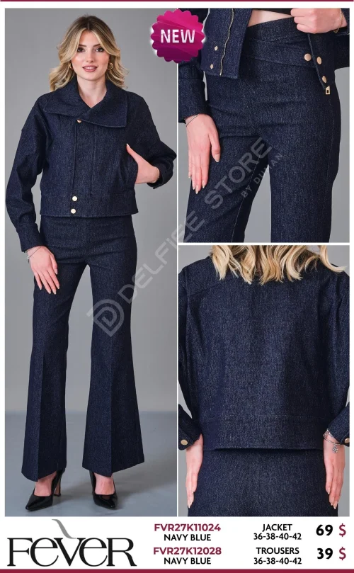 Брюки FEVER (Navy, модель FVR27K12028) оптом