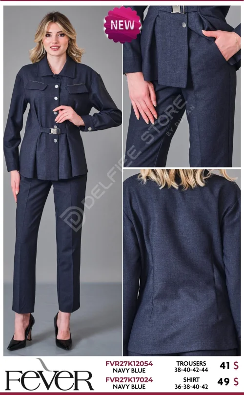Рубашка FEVER (Navy, модель TVPR1K024) оптом