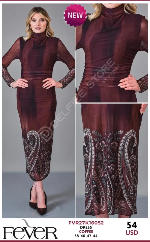 Платье FEVER (Brown, модель FVR27K16052) оптом