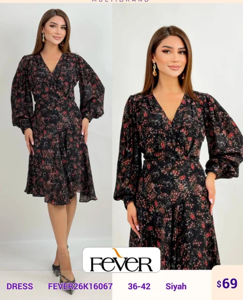 Платье FEVER (Black, модель FEVER26K16067) оптом